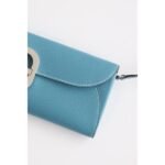 HERM Maillon To Go Wallet in Blue Jean Epsom Calfskin - 图片 3