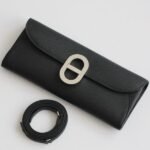 HERM Maillon To Go Wallet in Black Epsom Calfskin