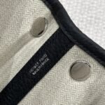 garden party 23cm in black calfskin