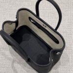 garden party 23cm in black calfskin