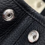 garden party 23cm in black calfskin