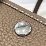 garden party 23cm in dark brown calfskin