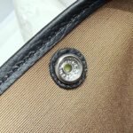 garden party 30cm in orange minimum toilets cotton canvas and black calfskin