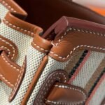 birkin shoulder 29 in gold calfskin cru/beige/fauve/rose pop/noir embroidery canvas