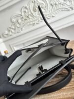 zip cabine 31 bag in black calfskin