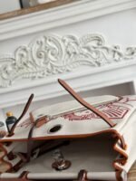 herbag zip 31 retourne pegase pop bag in off white mix red canvas and hunter cowhide