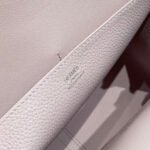 halzan 25 handle bag in baby pink grained calfskin