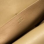 halzan 25 handle bag in tortilla brown grained calfskin