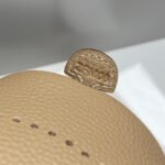 mini neo 18 evelyne bag in tortilla brown grained calfskin