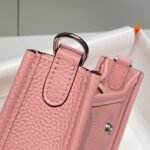 mini neo 18 evelyne bag in baby pink grained calfskin