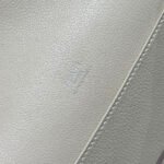 hm roulis 18 mini bag in beige calfskin silver tone hardware