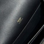 hm roulis 18 mini bag in black calfskin gold tone hardware