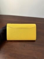constance to go 20.5 yellow epsom silver hardware