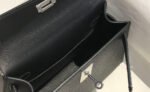 hm kelly mini 20 black epsom silver hardware
