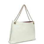 Chanel Large "Eyes on You" CC Shopping Bag Light Blue Lambskin Gold Hardware - Image 2