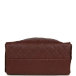 Chanel Medium 25 Hobo Bag Brown Caviar Antique Gold Hardware - Image 6