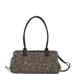 Chanel Small "Urban Essential" East West Shopping Tote Black Calfskin and Multi Tweed Gold Hardware - Image 4