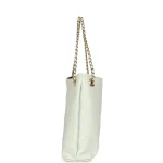 Chanel Large "Eyes on You" CC Shopping Bag Light Blue Lambskin Gold Hardware - Image 3