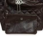 Chanel Medium 25 Hobo Bag Dark Brown Shiny Aged Calfskin Silver Hardware - Image 8