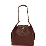 Chanel Medium 25 Hobo Bag Brown Caviar Antique Gold Hardware - Image 7