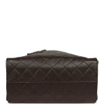 Chanel Medium 25 Hobo Bag Dark Brown Shiny Aged Calfskin Silver Hardware - Image 6