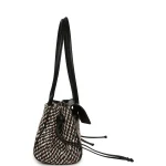 Chanel Small "Urban Essential" East West Shopping Tote Black Calfskin and Multi Tweed Gold Hardware - Image 3