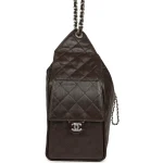 Chanel Medium 25 Hobo Bag Dark Brown Shiny Aged Calfskin Silver Hardware - Image 3