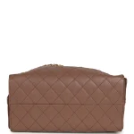 Chanel Medium 25 Hobo Bag Brown Caviar Antique Gold Hardware - Image 6