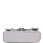 Chanel Mini Preppy Coco Clutch with Straps Light Purple Shiny Caviar Brushed Gold Hardware - Image 6