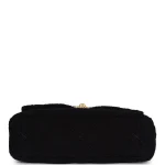 Chanel Large 19 Flap Bag Purple and Blue Wool Tweed Mixed Hardware - Image 6