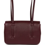 Chanel Mini Preppy Coco Clutch with Straps Dark Burgundy Shiny Caviar Brushed Gold Hardware - Image 4