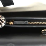 Chanel Small "Urban Essential" East West Shopping Tote Black Calfskin and Multi Tweed Gold Hardware - Image 9