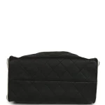 Chanel Small 25 Hobo Bag Black and White Calfskin Light Gold Hardware - Image 6