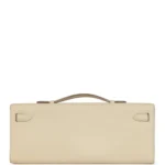 Hermes Kelly Cut Craie Swift Gold Hardware - Image 4