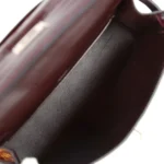 Hermes Kelly Pochette Bordeaux Shiny Niloticus Crocodile Palladium Hardware - Image 7