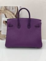 Herm&egrave;s Birkin Violet  30-35cm  gold clasps Crocodile skin customization - Image 3