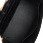 Hermes Kelly Sellier 28 Black Shiny Alligator Gold Hardware - Image 8