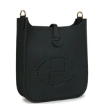 Hermes Evelyne TPM Vert Fonce Clemence Gold Hardware - Image 2