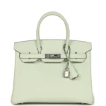 Hermes Birkin 30 Vert Fizz Epsom Palladium Hardware