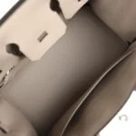 Hermes Birkin 25 Gris Tourterelle Togo Palladium Hardware - Image 8