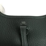 Hermes Evelyne TPM Vert Fonce Clemence Palladium Hardware - Image 7