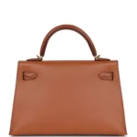 Hermes Kelly Sellier 20 Gold Madame and Matte Alligator Touch Gold Hardware - Image 4