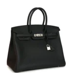 Hermes Birkin 35 Black Togo Brushed Palladium Hardware - Image 2