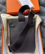 Herm&egrave;s Hac a doc black Togo leather custom - Image 2