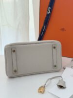 Herm&egrave;s Birkin 25-30 Glacier White TOGO Custom - Image 4
