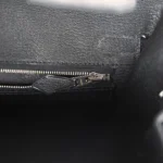 Hermes Birkin Sellier 25 Black Matte Alligator Palladium Hardware - Image 9