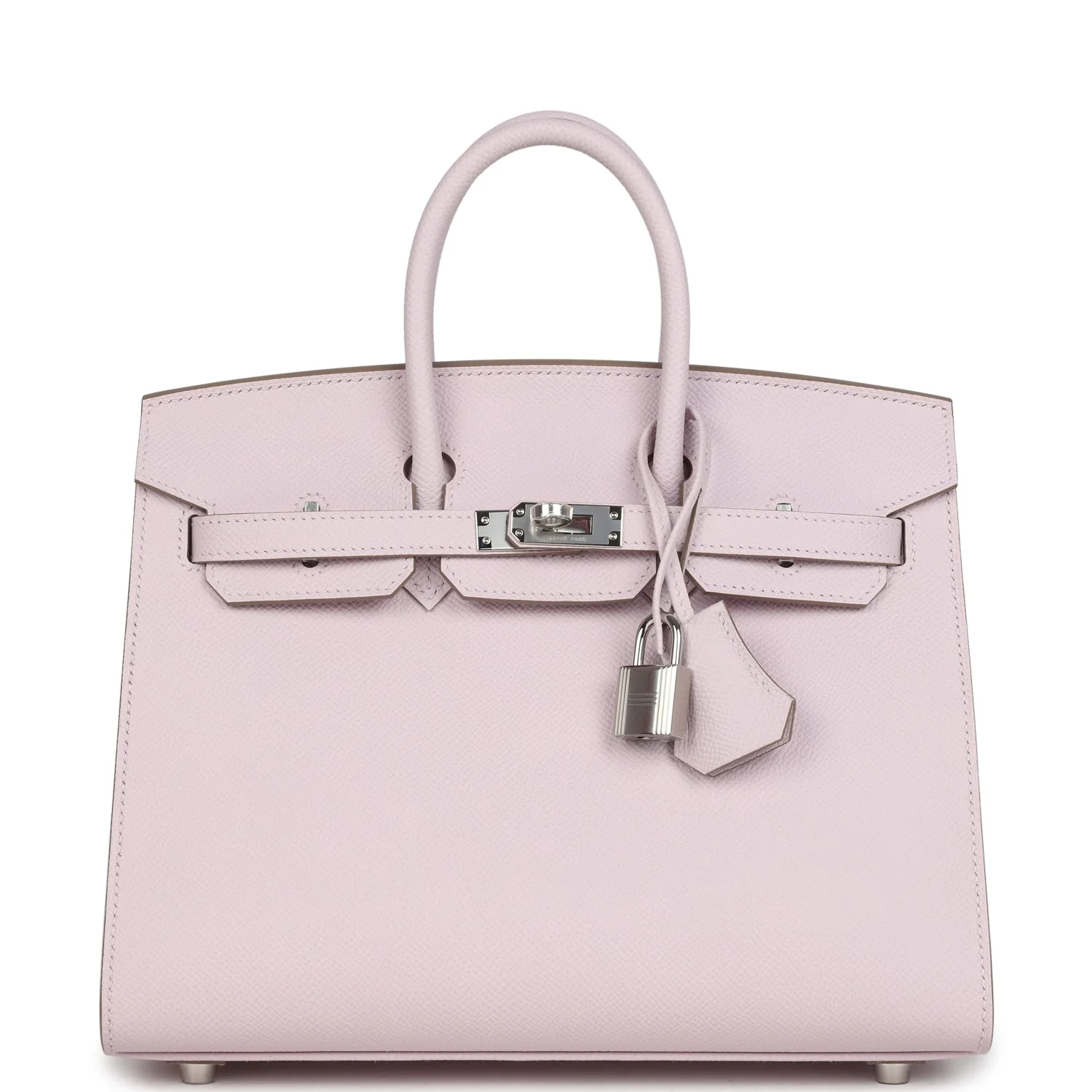 0952311E-796B-3551-F039-5CD75179D431.webp Hermes Birkin Sellier 25 Mauve Pale Epsom Palladium Hardware - Image 1