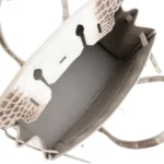 Hermes Birkin 30 Himalaya Niloticus Crocodile Palladium Hardware - Image 9