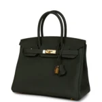 Hermes Birkin 30 Vert Mangrove Togo Gold Hardware - Image 3