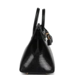Hermes Birkin Sellier 20 Black Varanus Niloticus Lizard Gold Hardware - Image 3